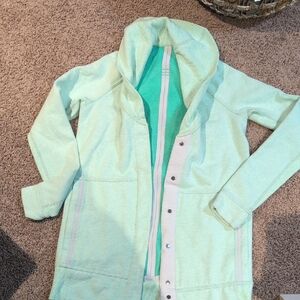 Lululemon Mint Green Hooded Jacket